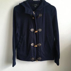 Forever 21 Nautical Sweatshirt/ Jacket with Toggle & Zip Closure, Size S